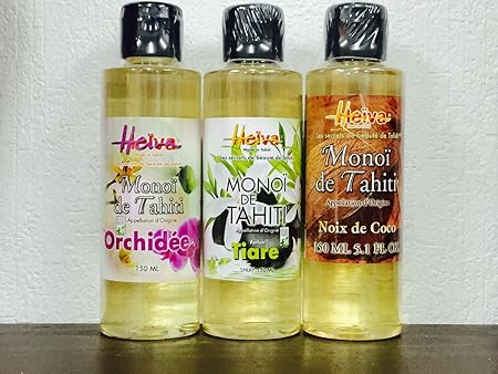 Amazon タヒチ産モノイオイル人気３本お試しセット Heiva ビューティー 通販