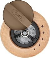 OXO Good Grips Wood Salt Mill - Light Beechwood Ceramic Grinder Adjustable view 5