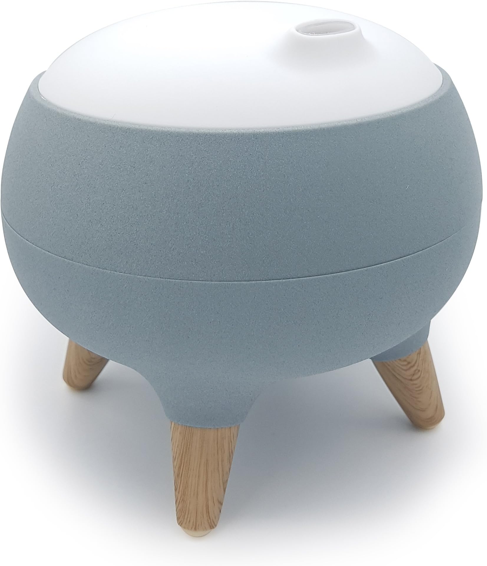 Nimbus Collective - Aromatherapy Essential Oil Diffuser - Cool Mist Humidifier with LED Light - Adjustable Mist Mode with Waterless Auto Shut-Off (Stone Grey)