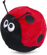 Petface Lindy the Ladybird Plush Dog Toy with Squeaker view 3