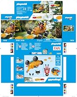 Playmobil Fun Stars Racing Banana Toy Car with Pull-Back & Disc Launcher view 7