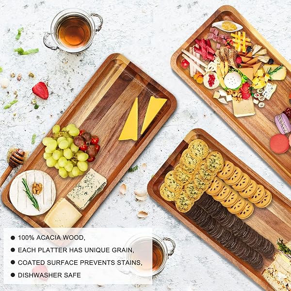 3 TIER CUPCAKE STAND AND TOWERS LARGE SERVING TRAY FOR PARTY ACACIA WOODEN DESSERT TABLE DISPLAY SET DECORATIVE TRAY TIERED TRAY DECOR SMALL CHEES CHARCUTERIE BOARDS RUSTIC WOOD SERVING PLATTERS TRAYS