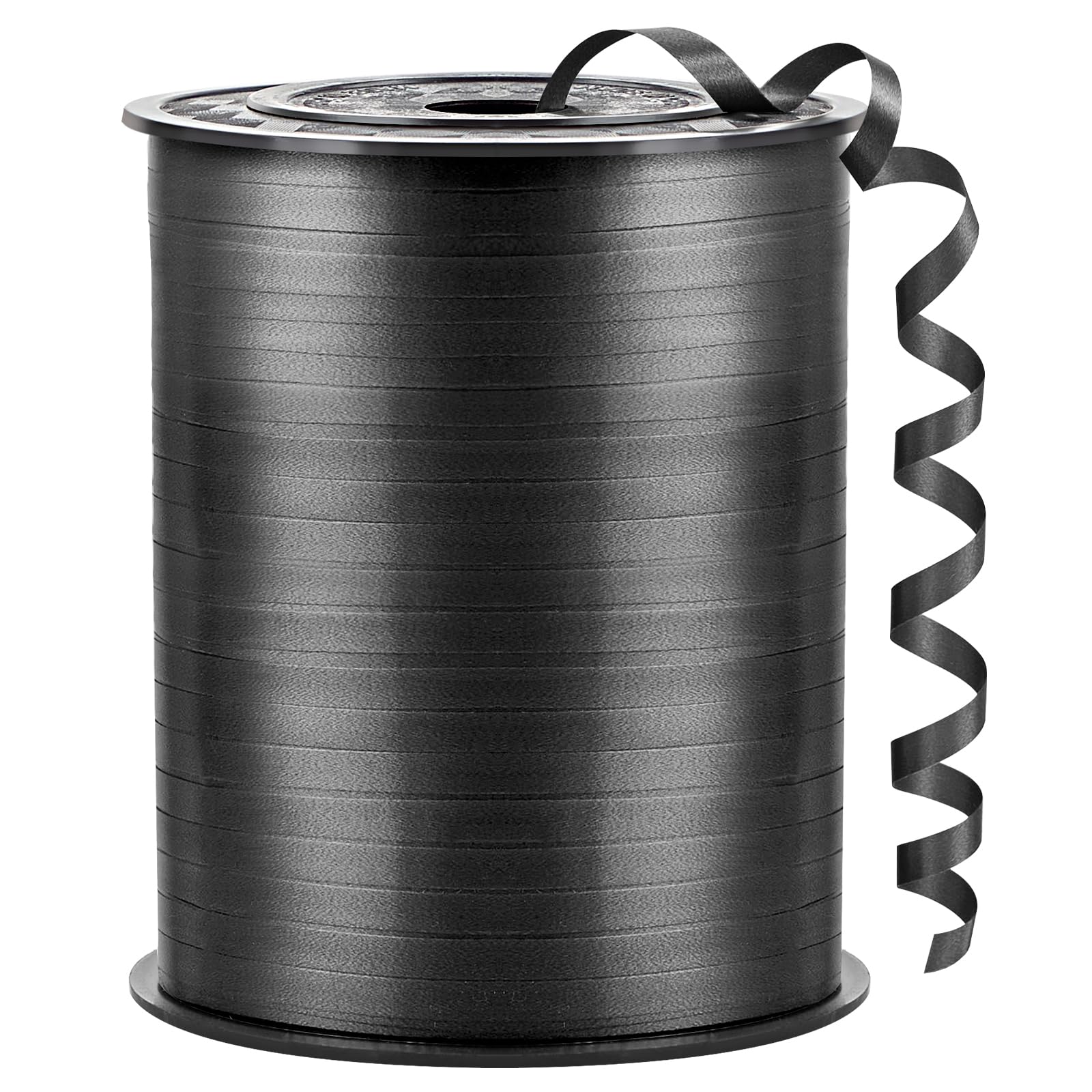 Photo 1 of 500 Yards Black Curling Ribbon-Balloon String-Balloon Ribbon Roll for Party Decoration, Gift Wrapping, Art Crafts, Florist Flower