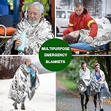 HONYAO Emergency Blanket 3pcs 210x160cm Foil Thermal Survival Blanket view 5