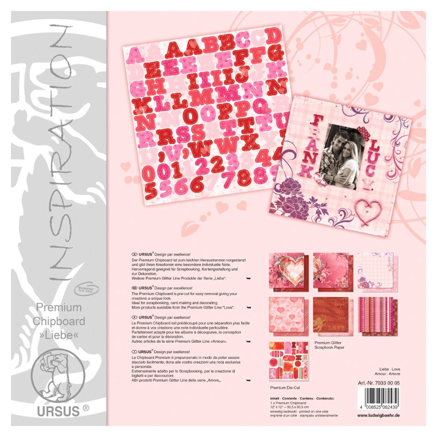 Ursus 70320001 - Premium Die-Cut Birthday Chip Board