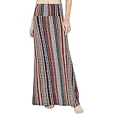 Urban CoCo Women's Stylish Spandex Comfy Fold-Over Flare Long Maxi Skirt