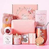 Birthday Gifts for Women,Unique Happy Birthday Gift for Her, Relaxation Spa Bath Birthday Gift Baskets for Female ,Gifts Ideas Box Set for Mom Sister Friends Wife Aunt