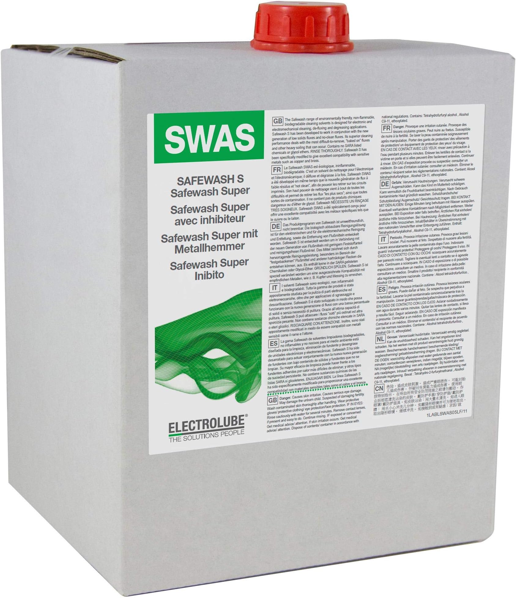 SWAS05L - Cleaner, Flux Removal, Box, 5 l, Safewash Super (SWAS05L)
