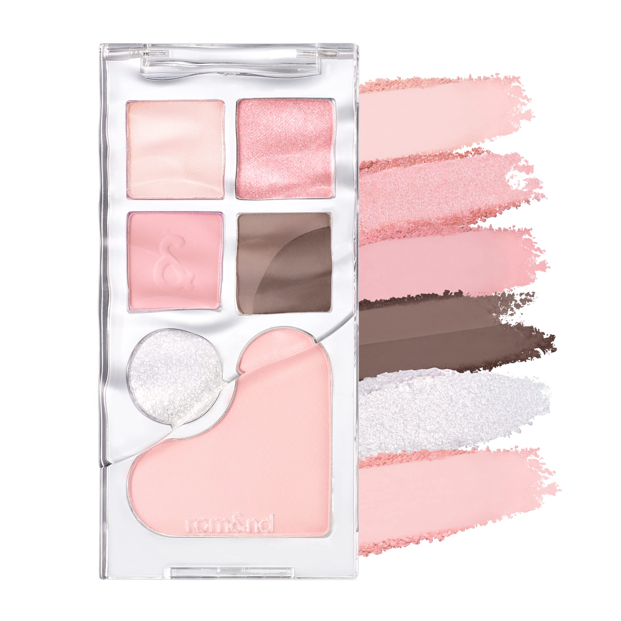 rom&nd BARE LAYER PALETTE | 7 Eyeshadow Palette, Apricot Mood | 114g, 4.02 oz