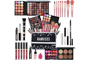 KARUIZI Makeup Kit for Girls,Makeup Sets For Women Full KitTravel Makeup Kit,Girl Makeup Kit for Girls,Kids, Girls Makeup Kit, Makeup Sets for Beginners, Teens, Women, 8-12 Years (KIT003)