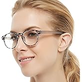 OCCI CHIARI Women's Reading Glasses Eye Reader Durable 0 1.0 1.25 1.5 1.75 2.0 2.5 to 4.0 5.0 6.0 (15006- Black, 2.0)