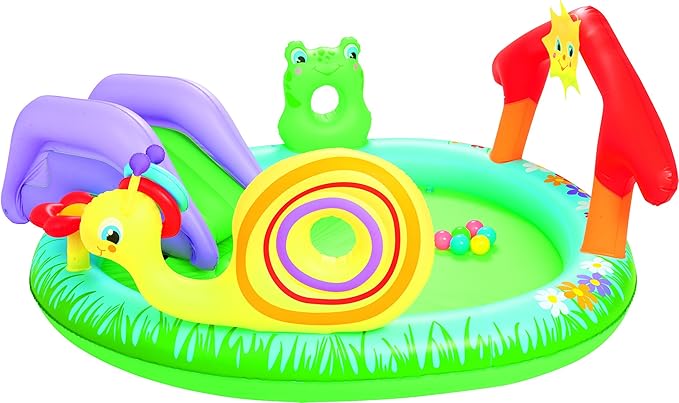 Bestway 8321476 8321476-Piscina Infantil (tobogán, 211 x 155 cm ...