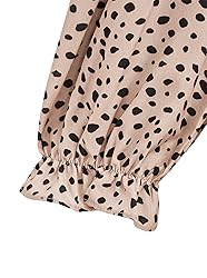 Avanova Women's Leopard Printed Ruffle Hem 3/4