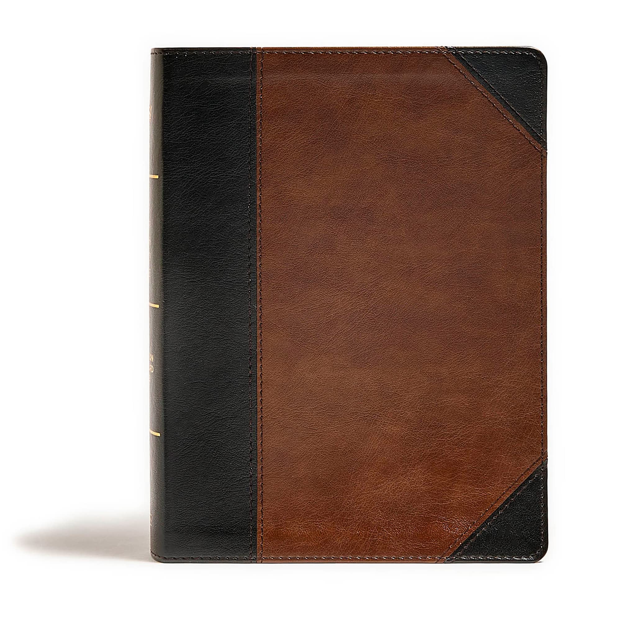 CSB Tony Evans Study Bible, Black/Brown LeatherTouch, Black Letter, Study Notes and Commentary, Articles, Videos, Charts, Easy-to-Read Bible Serif Type CSB Tony Evans Study Bible, Black/Brown LeatherTouch, Black Letter, Study Notes and Commentary, Articles, Videos, Charts, Easy-to-Read Bible Serif Type Imitation Leather
