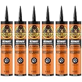 Gorilla Heavy Duty Ultimate Construction Adhesive, 9 Ounce Cartridge, White, (Pack of 6)
