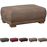 Cavadore Hocker Mistrel - 109x42x73 Cm, Hellgrau Mit Soft Clean Bezug Für Familien