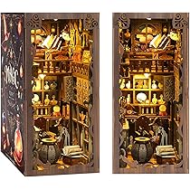 Amazon.com: CRIOLPO Book Nook Kit - DIY Dollhouse Wooden
