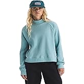 THE NORTH FACE Women's Long Sleeve Mock Neck Chabot Shirt | Cotton Thermal Shirt With Raglan Sleeves & Funnel Neck