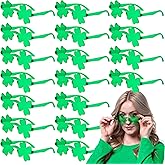 JOYIN 6 Pairs St. Patricks Day Shamrock Sunglasses, Shamrock Glasses Clover Eyewear, St Patrick Accessory Party Favor Supply