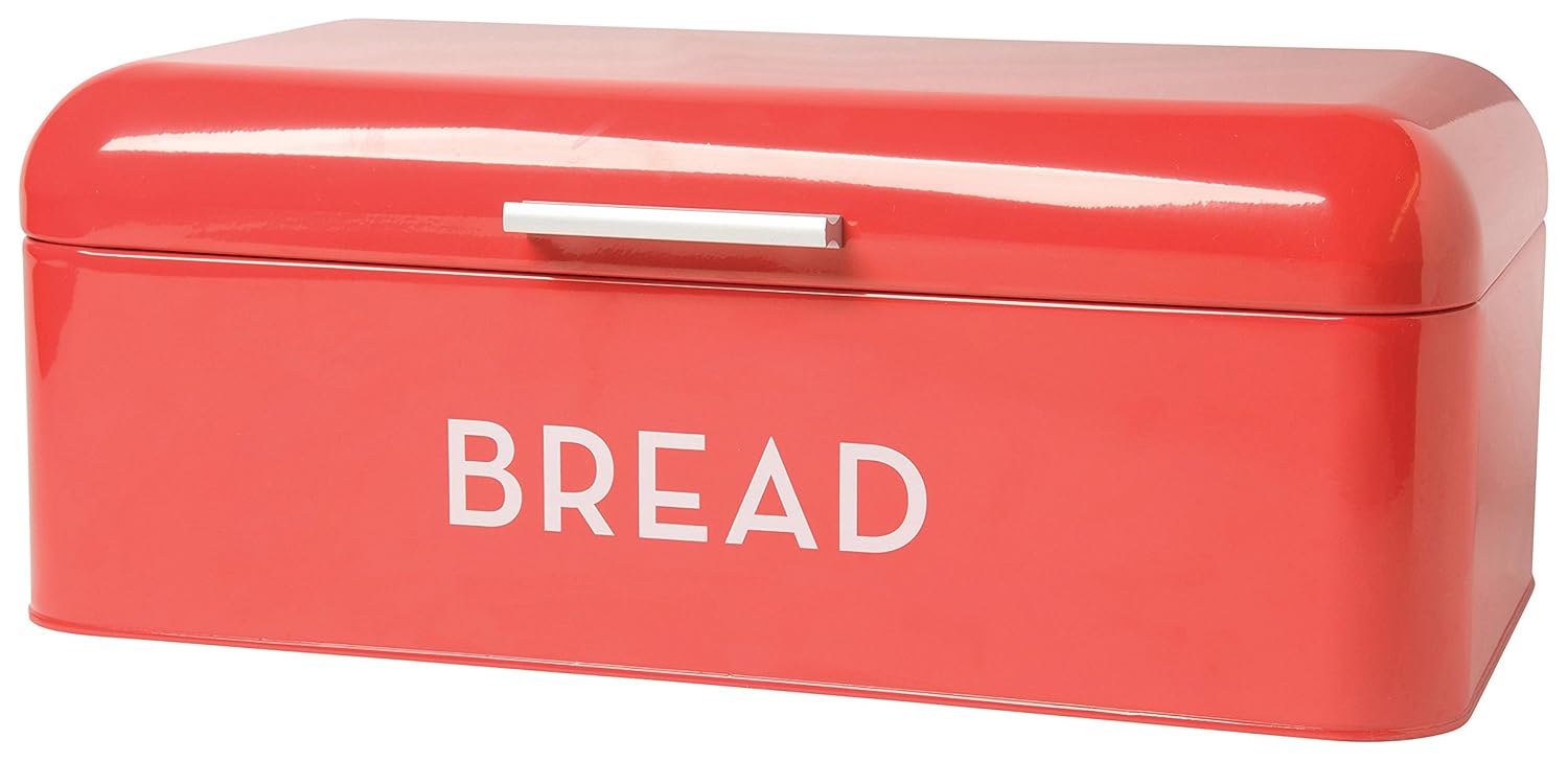 Now Designs Bread Bin, Red Kitchen & Dining