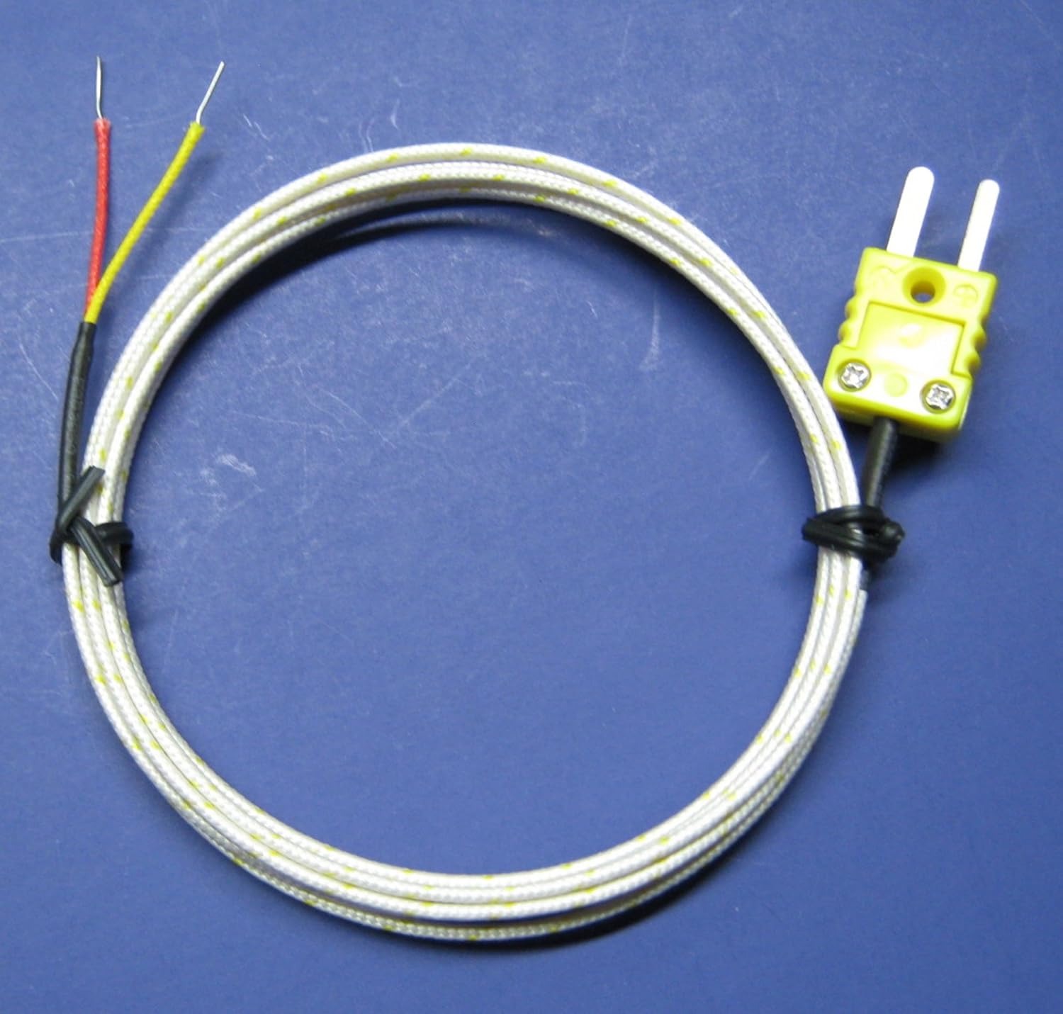 K-type Hookup Connector Cable for High Temperature Kiln and Furnace K-Type Thermocouples