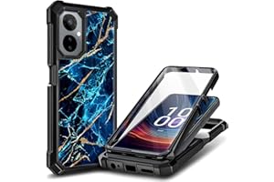 WDHD Case for Boost Celero 5G (2024), Full-Body Protective Shockproof Rugged Bumper Cover Case with [Built-in Screen Protector] (Sapphire)