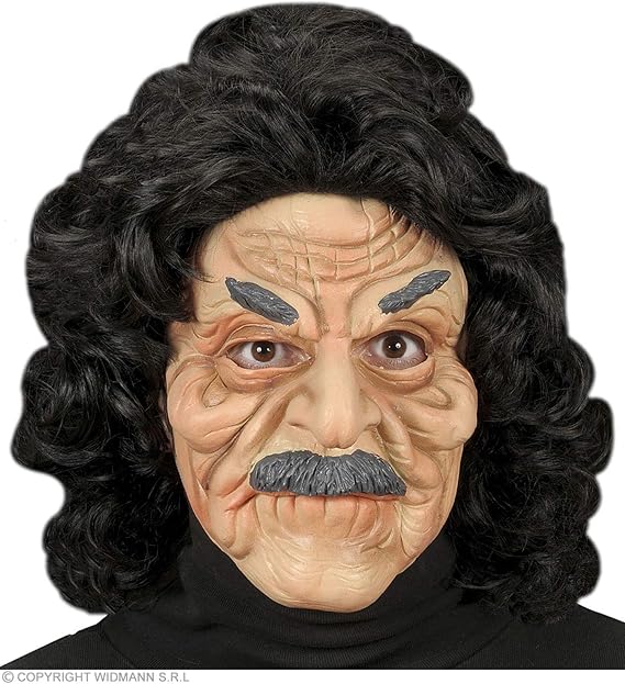 Widmann Gesichtsmaske Fur Alte Und Altere Menschen Masken Und Verkleidungen Fur Kostume Amazon De Bekleidung