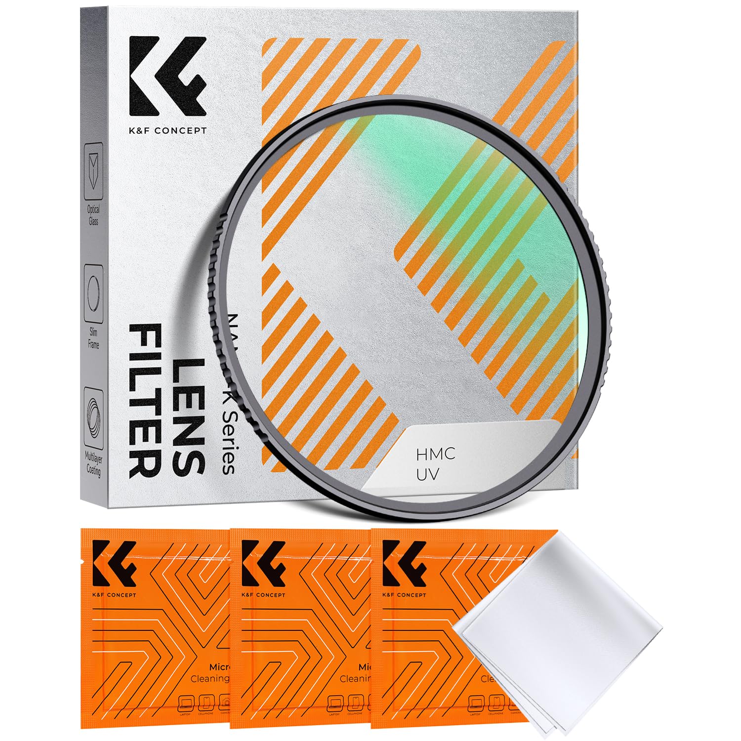 K&F CONCEPT 40.5MM UV Filter Ultra Slim Japan Optics Multi Coated Ultraviolet Protection Lens Filter (Nano-K Series)