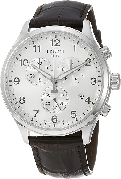 Tissot Reloj Cronógrafo para Hombre de Cuarzo con Correa en Cuero T1166171603700