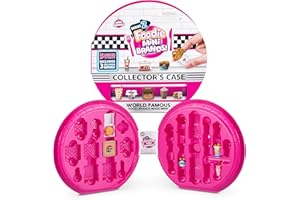 5 SURPRISE Mini Brands Foodie Series 2 Collector's Case by ZURU Real Miniature Fast Food Brands Collectible Toy, 5 Mystery Brands for Girls, Teens, Adults, Collectors Perfect Stocking Stuffer and Gift