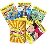 AWKAEIN 75-Cards Retro Comic Oracle Deck Twin Flame Soulmate Karmic Situation for Love & Relationships & Money，Clarifying Life Situations Oracle Cards，Love Message Oracle Cards for Beginners