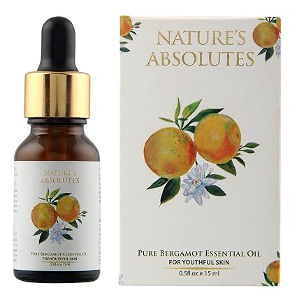 Nature's Absolutes Pure Bergamot Essential Oil, 15ml
