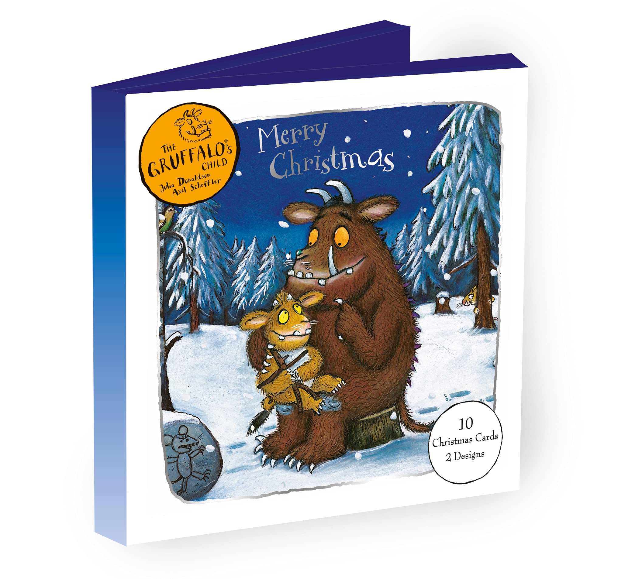 Official The Gruffalo Box Christmas Cards, 10 Cards/ 2 Designs