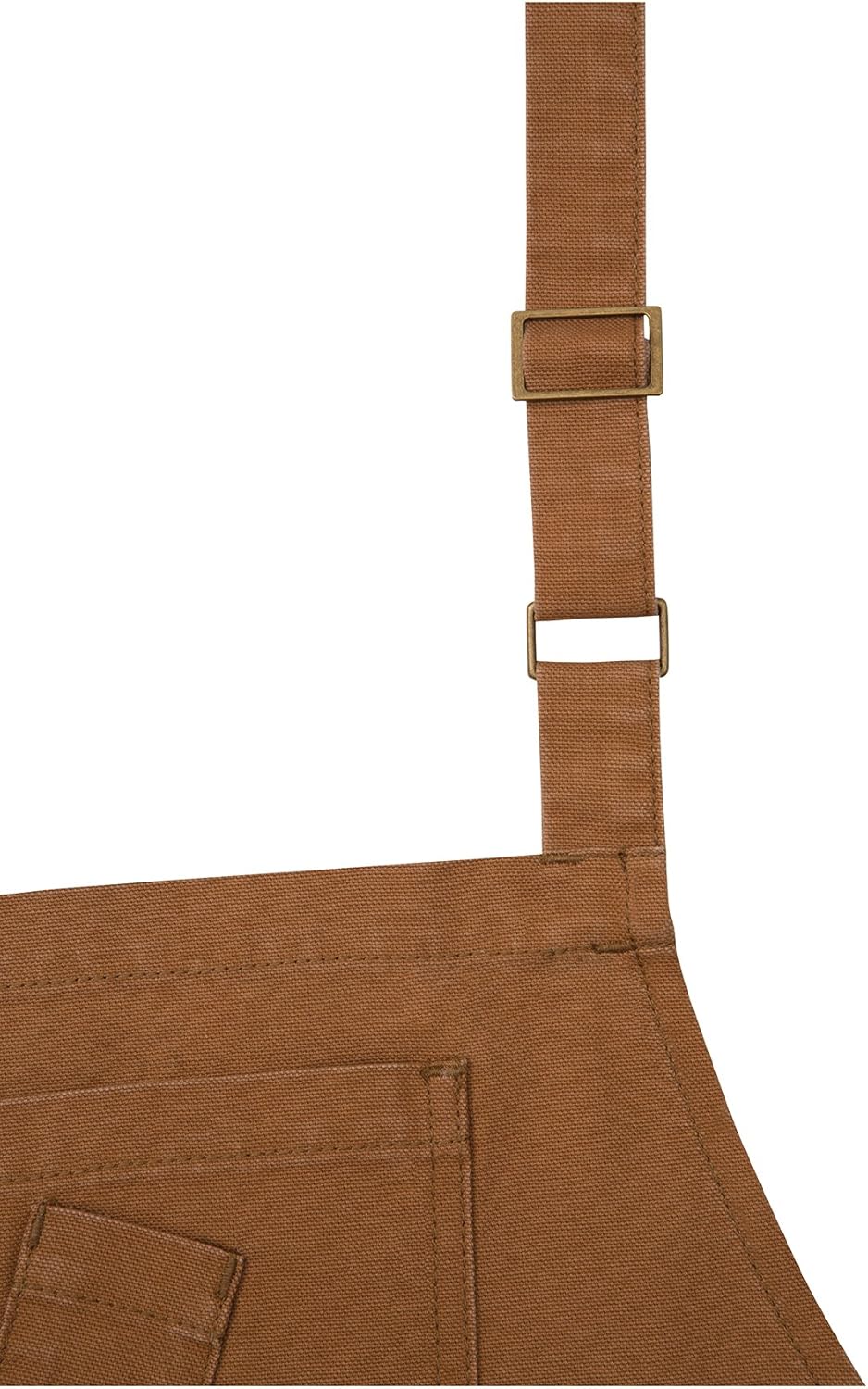 Chef Works Unisex Rockford Chefs Bib Apron, Nutmeg, 0: Clothing