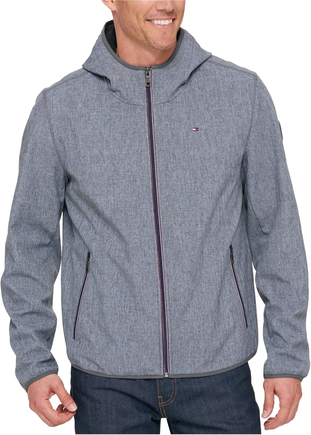 Tommy Hilfiger Mens Hooded Soft Shell Jacket at Amazon Men’s Clothing store