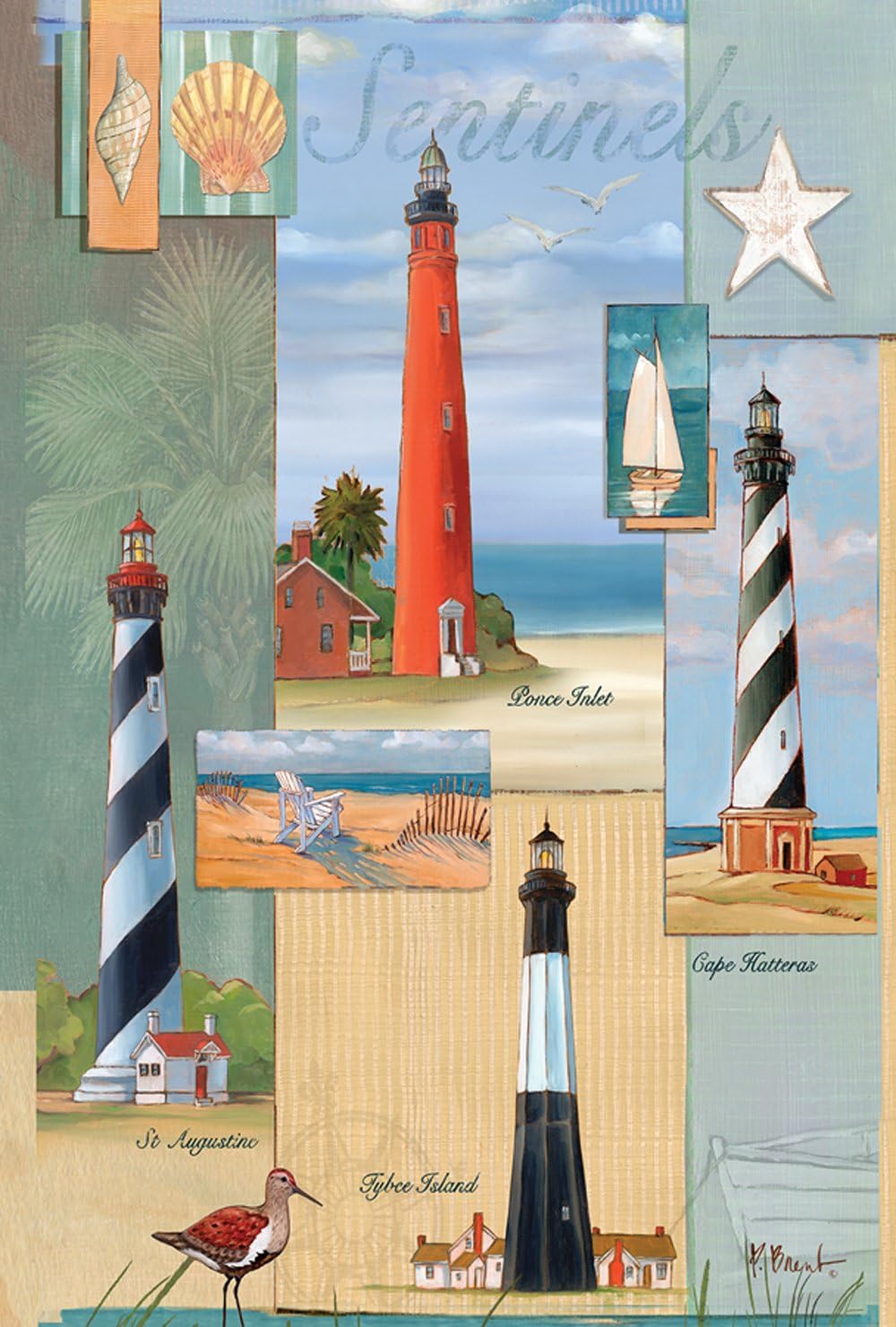 Best Hatteras Lighthouse Garden Flag