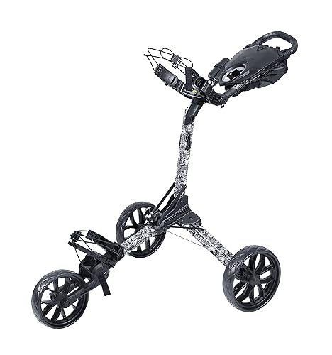 Bag Boy Nitron Wheel Golf Push Cart, Easy Step Open and Fold