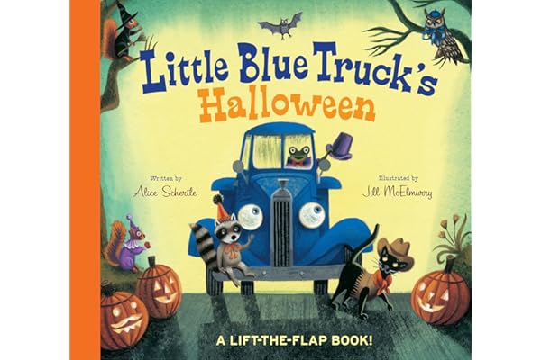 Little Blue Truck's Halloween: A Fun And Interactive Lift-the-Flap Book For Kids Celebrating Halloween With Little Blue Truck And Friends