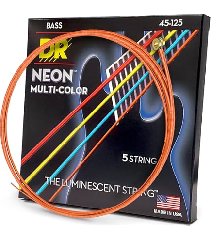 Amazon.com: DR Strings HI-DEF NEON Bass Guitar Strings (NMCB6-30