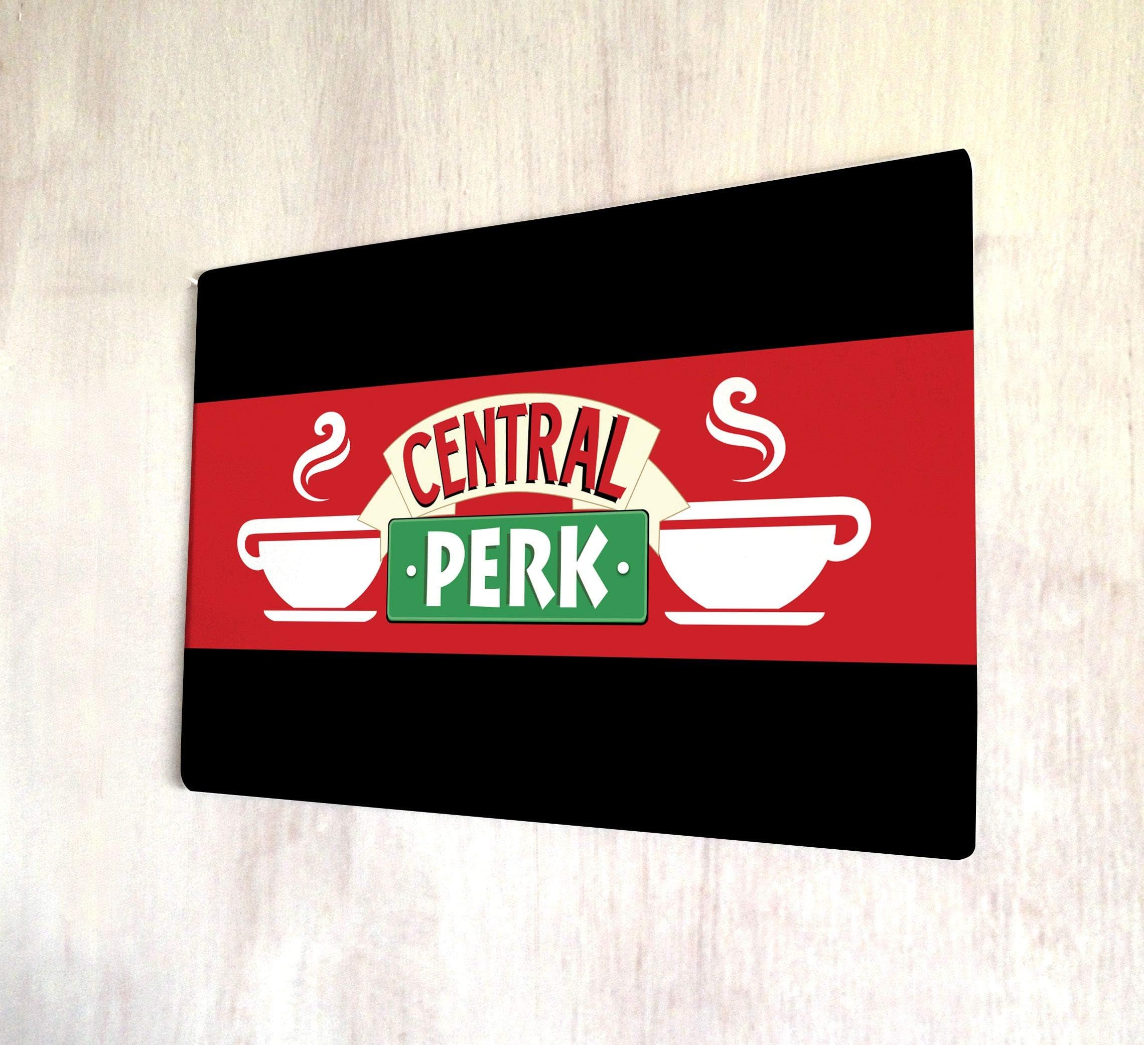 Artylicious Central Perk friends coffee sign retro A4 retro metal sign