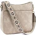 BOSTANTEN Crossbody Bags for Women Trendy Vegan Leather Hobo Purses Shoulder Handbags With Wide Shoulder Strap