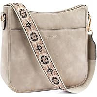 Angel Kiss Borsa Donna In Pelle PU Lavata, Hobo A Spalla E Tracolla, Con 4 Pezzi. Design Casual, Leggera E Spaziosa, Con Tracolla Regolabile E Tasche Multiple. Perfetta Per Lavoro, Viaggi E Shopping.