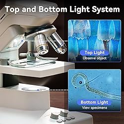 TOMLOV DM301 Pro Microscope for Kids Adults