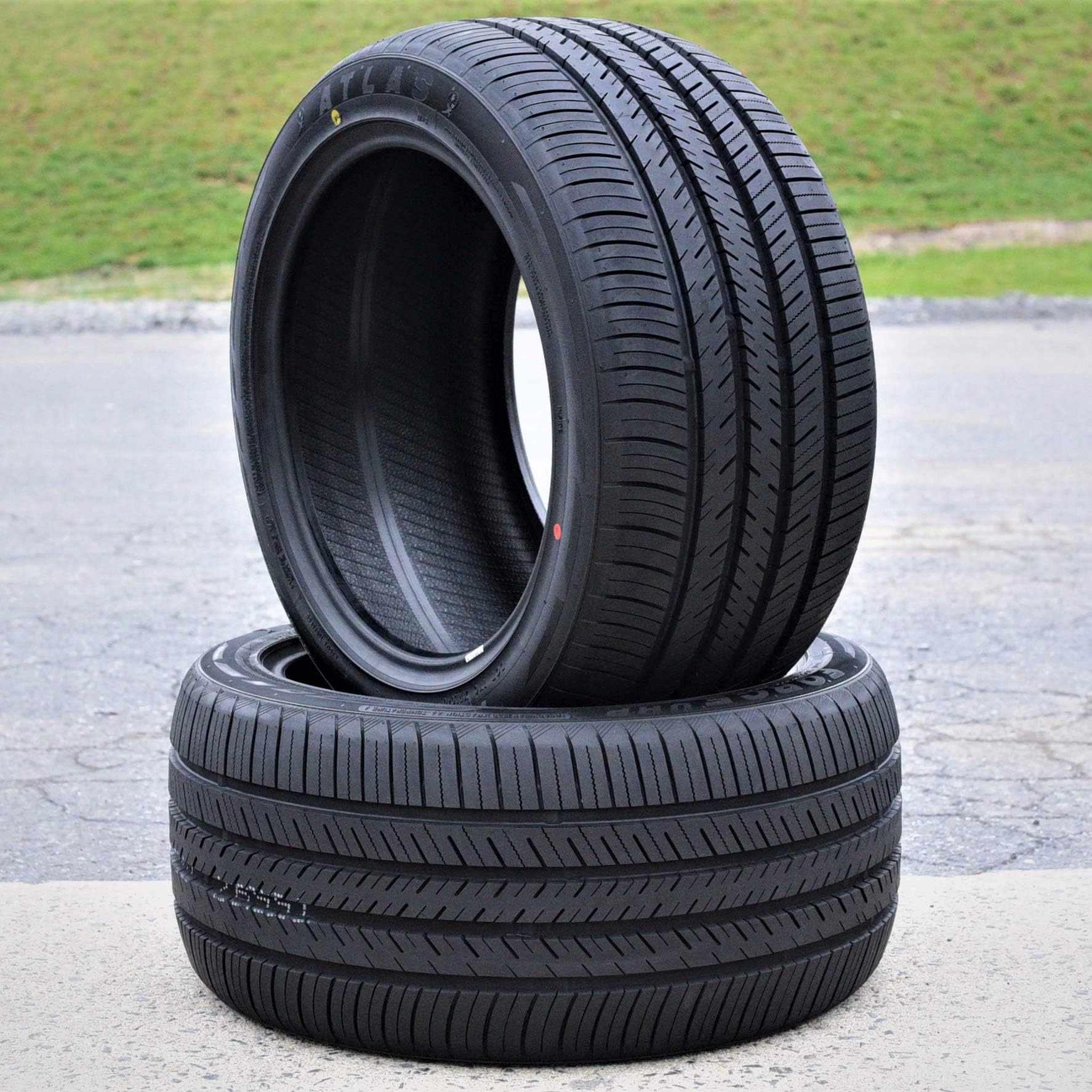 Set of 2 (TWO) Atlas Tire Force UHP All-Season High Performance Radial Tires-275/40R17 275/40/17 275/40-17 98W Load Range SL 4-Ply BSW Black Side Wall
