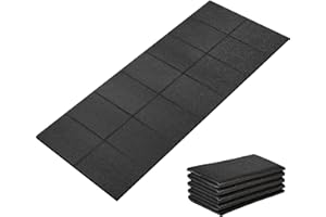 Treadmill Mat 68"x24", WERCHO Foldable Walking Pad Mat for Carpet Hardwood Floors 4mm Heavy-Duty Exercise Equipment Mat for Treadmil Pad,Spin Bike, Elliptical Trainer, Home, Gym