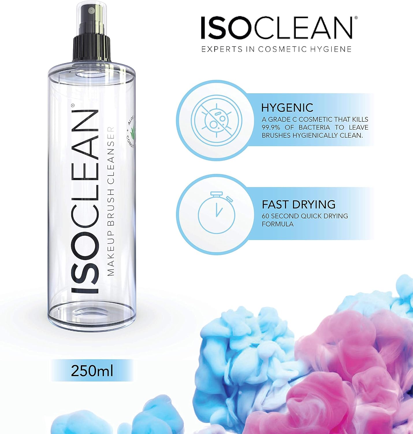 ISOCLEAN Makeup Brush Cleaner with Spray Top, Liquid Makeup Cleaner Solution for Makeup Brushes and Makeup Tools - Image 4