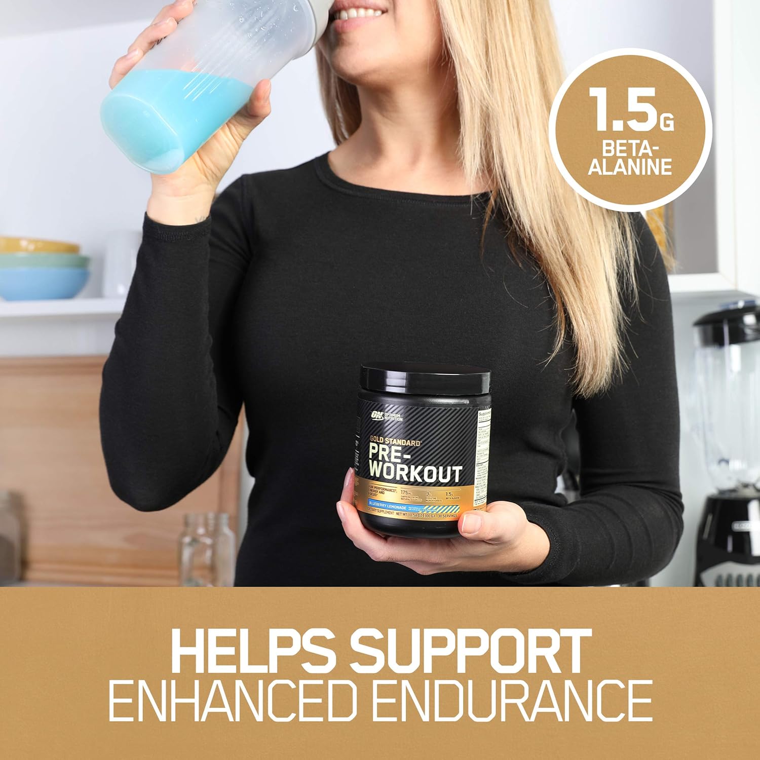 OPTIMUM NUTRITION Gold Standard Pre-Workout with Creatine, Beta-Alanine, and Caffeine for Energy, Flavor: Fruit Punch, 30 Servings: Health & Personal Care