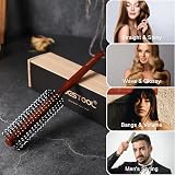 BESTOOL Small Round Brush for Short Hair Beard Brush Professional Styling view 6