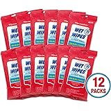 WipeEssentials Hand Sanitizing Wipes Alcohol Free Gentle Formula with Aloe and Vitamin E Total 360 wipes (12 Packs of 30ct) F