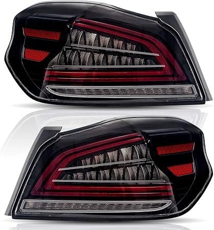 Amazon Useka スバル Wrx Sti S4 テールランプ テールライト リアライト 全led カプラーオン取り付け 左右2点セット Fba配送中 新品 14 18年 Led 黒白色 For Subaru Wrx Led Taillights Lamps ブレーキ テールランプ 車 バイク